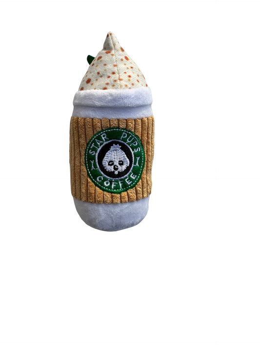 Velour Puppuccino Squeaky Toy